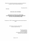 Киселёва, Ольга Игоревна. Финансово-правовое регулирование корреспондентских отношений в банковской системе Российской Федерации: дис. кандидат наук: 12.00.04 - Предпринимательское право; арбитражный процесс. Москва. 2013. 179 с.