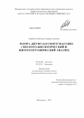 Курбанов, Магомед Сиражутдинович. Флора Джуфудагского массива (эколого-биологический и фитогеграфический анализ).: дис. кандидат биологических наук: 03.02.08 - Экология (по отраслям). Махачкала. 2012. 173 с.