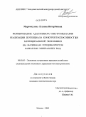 Маремкулова, Рузанна Натарбиевна. Формирование адаптивного инструментария реализации потенциала конкурентоспособности муниципальной экономики: на материалах городов-курортов Кавказских Минеральных Вод: дис. кандидат экономических наук: 08.00.05 - Экономика и управление народным хозяйством: теория управления экономическими системами; макроэкономика; экономика, организация и управление предприятиями, отраслями, комплексами; управление инновациями; региональная экономика; логистика; экономика труда. Москва. 2009. 182 с.