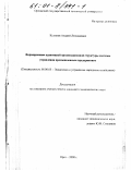 Куликов, Андрей Леонидович. Формирование адаптивной организационной структуры системы управления промышленным предприятием: дис. кандидат экономических наук: 08.00.05 - Экономика и управление народным хозяйством: теория управления экономическими системами; макроэкономика; экономика, организация и управление предприятиями, отраслями, комплексами; управление инновациями; региональная экономика; логистика; экономика труда. Орел. 2000. 151 с.