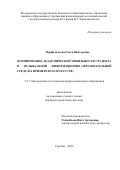 Ворфоломеева Ольга Викторовна. Формирование академической мобильности студента в музыкальной информационно–образовательной среде (на примере вуза искусств): дис. кандидат наук: 00.00.00 - Другие cпециальности. ФГБОУ ВО «Саратовский национальный исследовательский государственный университет имени Н. Г. Чернышевского». 2022. 195 с.