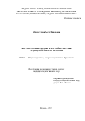 Мирзагитова, Алсу Линаровна. Формирование дидактической культуры будущего учителя истории: дис. кандидат наук: 13.00.01 - Общая педагогика, история педагогики и образования. Казань. 2017. 262 с.