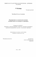 Чанчибадзе, Нателла Акакиевна. Формирование экономической политики муниципального пассажирского транспорта: дис. кандидат экономических наук: 08.00.05 - Экономика и управление народным хозяйством: теория управления экономическими системами; макроэкономика; экономика, организация и управление предприятиями, отраслями, комплексами; управление инновациями; региональная экономика; логистика; экономика труда. Омск. 2006. 127 с.