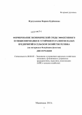 Муртузалиева, Мариям Курбановна. Формирование экономической среды эффективного функционирования и устойчивого развития малых предприятий в сельском хозяйстве региона: на материалах Республики Дагестан: дис. кандидат экономических наук: 08.00.05 - Экономика и управление народным хозяйством: теория управления экономическими системами; макроэкономика; экономика, организация и управление предприятиями, отраслями, комплексами; управление инновациями; региональная экономика; логистика; экономика труда. Махачкала. 2013. 163 с.