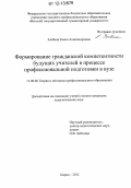 Злобина, Елена Александровна. Формирование гражданской компетентности будущих учителей в процессе профессиональной подготовки в вузе: дис. кандидат наук: 13.00.08 - Теория и методика профессионального образования. Киров. 2012. 186 с.