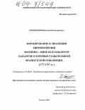 Соломатин, Вячеслав Владимирович. Формирование и эволюция мировоззрения Филиппо-Микеле Буонарроти накануне и в первые годы Великой французской революции: 1777-1797 гг.: дис. кандидат исторических наук: 07.00.03 - Всеобщая история (соответствующего периода). Тюмень. 2003. 291 с.