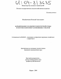 Михайличенко, Николай Анатольевич. Формирование и развитие конкурентной среды в системе маркетинга кожевенных товаров: дис. кандидат экономических наук: 08.00.05 - Экономика и управление народным хозяйством: теория управления экономическими системами; макроэкономика; экономика, организация и управление предприятиями, отраслями, комплексами; управление инновациями; региональная экономика; логистика; экономика труда. Киров. 2004. 196 с.