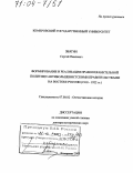 Звягин, Сергей Павлович. Формирование и реализация правоохранительной политики антибольшевистскими правительствами на востоке России: 1918 - 1922 гг.: дис. доктор исторических наук: 07.00.02 - Отечественная история. Кемерово. 2003. 623 с.