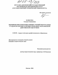 Колосова, Татьяна Геннадьевна. Формирование коммуникативных умений иностранных студентов в процессе профессионально направленной довузовской подготовки: дис. кандидат педагогических наук: 13.00.08 - Теория и методика профессионального образования. Москва. 2004. 190 с.