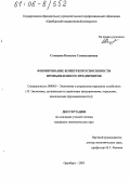 Слепцова, Наталья Станиславовна. Формирование конкурентоспособности промышленного предприятия: дис. кандидат экономических наук: 08.00.05 - Экономика и управление народным хозяйством: теория управления экономическими системами; макроэкономика; экономика, организация и управление предприятиями, отраслями, комплексами; управление инновациями; региональная экономика; логистика; экономика труда. Оренбург. 2005. 175 с.