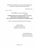 Казьмина, Анна Владимировна. Формирование в вузе профессиональной культуры безопасности жизнедеятельности бакалавров в области защиты окружающей среды: дис. кандидат педагогических наук: 13.00.08 - Теория и методика профессионального образования. Москва. 2011. 206 с.