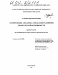 Кулибанова, Виктория Вадимовна. Формирование механизма управления развитием коммерческой недвижимости: дис. кандидат экономических наук: 08.00.05 - Экономика и управление народным хозяйством: теория управления экономическими системами; макроэкономика; экономика, организация и управление предприятиями, отраслями, комплексами; управление инновациями; региональная экономика; логистика; экономика труда. Санкт-Петербург. 2003. 192 с.