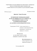 Даракчян, Гурам Олегович. Формирование межнациональной культуры общения как составной части этнополитической культуры студенческой молодежи: на материалах Краснодарского края: дис. кандидат политических наук: 23.00.02 - Политические институты, этнополитическая конфликтология, национальные и политические процессы и технологии. Ростов-на-Дону. 2008. 144 с.