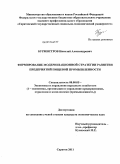 Бурмистров, Николай Александрович. Формирование модернизационной стратегии развития предприятий пищевой промышленности: дис. кандидат экономических наук: 08.00.05 - Экономика и управление народным хозяйством: теория управления экономическими системами; макроэкономика; экономика, организация и управление предприятиями, отраслями, комплексами; управление инновациями; региональная экономика; логистика; экономика труда. Саратов. 2011. 162 с.