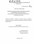 Приз, Ольга Николаевна. Формирование направлений устойчивого развития предприятий в экономике России: По материалам хлебопекарной промышленности Краснодарского края: дис. кандидат экономических наук: 08.00.05 - Экономика и управление народным хозяйством: теория управления экономическими системами; макроэкономика; экономика, организация и управление предприятиями, отраслями, комплексами; управление инновациями; региональная экономика; логистика; экономика труда. Краснодар. 2004. 185 с.