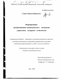 Субаев, Максим Ирикович. Формирование организационно-экономического механизма управления сахарным комплексом: дис. кандидат экономических наук: 08.00.05 - Экономика и управление народным хозяйством: теория управления экономическими системами; макроэкономика; экономика, организация и управление предприятиями, отраслями, комплексами; управление инновациями; региональная экономика; логистика; экономика труда. Уфа. 2003. 185 с.