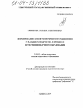 Новикова, Татьяна Алевтиновна. Формирование основ теоретического мышления у младшего подростка в процессе естественнонаучного образования: дис. кандидат педагогических наук: 13.00.01 - Общая педагогика, история педагогики и образования. Ижевск. 2004. 179 с.