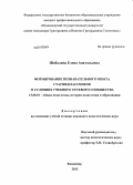 Шабалина, Елена Анатольевна. Формирование познавательного опыта старшеклассников в условиях учебного сетевого сообщества: дис. кандидат наук: 13.00.01 - Общая педагогика, история педагогики и образования. Владимир. 2013. 257 с.