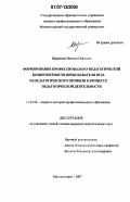 Цырикова, Наталья Павловна. Формирование профессионально-педагогической компетентности преподавателя вуза непедагогического профиля в процессе педагогической деятельности: дис. кандидат педагогических наук: 13.00.08 - Теория и методика профессионального образования. Магнитогорск. 2007. 223 с.