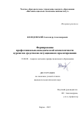 Колодовский Александр Александрович. Формирование  профессионально-поведенческой компетентности курсантов средствами ситуационного проектирования: дис. кандидат наук: 13.00.08 - Теория и методика профессионального образования. ФГБОУ ВО «Марийский государственный университет». 2016. 210 с.