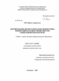 Гехт, Ирина Альфредовна. Формирование профессионально-ценностных ориентаций будущих специалистов социальной работы в вузе: дис. кандидат педагогических наук: 13.00.08 - Теория и методика профессионального образования. Челябинск. 2009. 217 с.