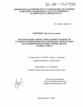 Семенова, Наталья Сергеевна. Формирование профессиональной готовности студентов экономического профиля в системе многоуровневой подготовки специалистов среднего звена: дис. кандидат педагогических наук: 13.00.08 - Теория и методика профессионального образования. Димитровград. 2005. 224 с.