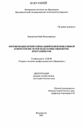 Бернавская, Майя Владимировна. Формирование профессиональной коммуникативной компетентности при подготовке инженеров-программистов: дис. кандидат педагогических наук: 13.00.08 - Теория и методика профессионального образования. Владивосток. 2007. 216 с.