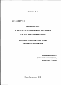 Романова, Марина Александровна. Формирование психолого-педагогического потенциала учителя начальных классов: дис. доктор психологических наук: 19.00.07 - Педагогическая психология. Южно-Сахалинск. 2012. 460 с.