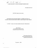 Косова, Мария Анатольевна. Формирование рефлексивных умений в процессе профессиональной подготовки социальных работников: дис. кандидат педагогических наук: 13.00.08 - Теория и методика профессионального образования. Ульяновск. 2003. 225 с.