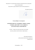 Газизова Ирина Александровна. Формирование регулятивных универсальных учебных действий у обучающихся детской музыкальной школы: дис. кандидат наук: 13.00.02 - Теория и методика обучения и воспитания (по областям и уровням образования). ФГБОУ ВО «Уральский государственный педагогический университет». 2019. 232 с.