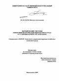 Балалаева, Наталья Анатольевна. Формирование системы эффективной мотивации инженерного труда в угледобывающих организациях: дис. кандидат экономических наук: 08.00.05 - Экономика и управление народным хозяйством: теория управления экономическими системами; макроэкономика; экономика, организация и управление предприятиями, отраслями, комплексами; управление инновациями; региональная экономика; логистика; экономика труда. Новокузнецк. 2009. 160 с.