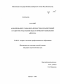 Сун Лэй. Формирование социально-личностных компетенций студентов средствами педагогической технологии "Дебаты": дис. кандидат наук: 13.00.08 - Теория и методика профессионального образования. Москва. 2013. 174 с.