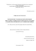 Сайфулина Анна Геннадьевна. Формирование страноведческой компетенции иностранных учащихся подготовительного отделения гуманитарного профиля вуза в условиях приграничья: дис. кандидат наук: 00.00.00 - Другие cпециальности. ФГБОУ ВО «Тихоокеанский государственный университет». 2025. 224 с.