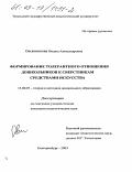 Овсянникова, Оксана Александровна. Формирование толерантного отношения дошкольников к сверстникам средствами искусства: дис. кандидат педагогических наук: 13.00.07 - Теория и методика дошкольного образования. Екатеринбург. 2003. 185 с.