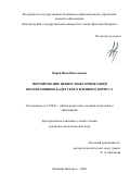 Царёв Иван Николаевич. Формирование ценностных ориентаций воспитанников кадетского военного корпуса: дис. кандидат наук: 13.00.01 - Общая педагогика, история педагогики и образования. ФГБОУ ВО «Новгородский государственный университет имени Ярослава Мудрого». 2020. 179 с.