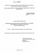 Шумная, Людмила Васильевна. Формирование творческого воображения у младших школьников в процессе обучения игре на фортепиано: дис. кандидат наук: 13.00.02 - Теория и методика обучения и воспитания (по областям и уровням образования). Краснодар. 2012. 193 с.