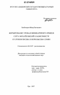 Бикбатыров, Фёдор Евгеньевич. Формирование урожая пивоваренного ячменя сорта Михайловский в зависимости от сроков посева и норм высева семян: дис. кандидат сельскохозяйственных наук: 06.01.09 - Растениеводство. Уфа. 2007. 141 с.