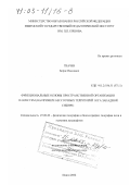 Ткачев, Борис Павлович. Функциональные основы пространственной организации геосистем: На примере бессточных территорий юга Западной Сибири: дис. доктор географических наук: 25.00.23 - Физическая география и биогеография, география почв и геохимия ландшафтов. Ишим. 2002. 308 с.