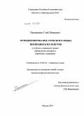 Пилипенко, Глеб Петрович. Функционирование сербского языка воеводинских венгров: с учетом словенского языка прекмурских венгров и порабских словенцев: дис. кандидат филологических наук: 10.02.03 - Славянские языки (западные и южные). Москва. 2010. 251 с.