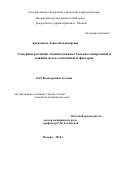 Кривчикова Лариса Владимировна. Гендерные различия лечения пожилых больных гипертонией и  влияние метео- геомагнитных  факторов: дис. кандидат наук: 14.01.04 - Внутренние болезни. ФГБОУ ВО «Российский национальный исследовательский медицинский университет имени Н.И. Пирогова» Министерства здравоохранения Российской Федерации. 2016. 130 с.