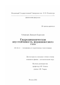 Рубинский, Дмитрий Борисович. Гидродинамическая неустойчивость неравновесного газа: дис. кандидат физико-математических наук: 01.04.14 - Теплофизика и теоретическая теплотехника. Москва. 2002. 165 с.