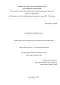 Гончаров Виталий Викторович. Глобальный конституционализм: социально-философский анализ: дис. доктор наук: 09.00.11 - Социальная философия. ФГБОУ ВО «Бурятский государственный университет». 2018. 418 с.