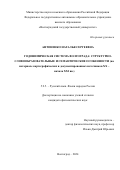 Антоненко Наталья Сергеевна. Годонимическая система Волгограда: структурно-словообразовательные и семантические особенности (на материале картографических и документированных источников ХХ – начала XXI вв.): дис. кандидат наук: 00.00.00 - Другие cпециальности. ФГАОУ ВО «Волгоградский государственный университет». 2024. 277 с.