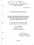 Иванова, Любовь Константиновна. Гуманистический ценностный потенциал вузовской учебно-производственной практики социальных педагогов: дис. кандидат педагогических наук: 13.00.02 - Теория и методика обучения и воспитания (по областям и уровням образования). Тамбов. 2002. 202 с.