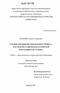 Холопова, Татьяна Геннадьевна. Гуманитаризация образовательного процесса как средство развития педагогической направленности студента: дис. кандидат педагогических наук: 13.00.01 - Общая педагогика, история педагогики и образования. Оренбург. 2007. 197 с.