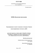 Боева, Валентина Анатольевна. Идентификация и анализ тандемных повторов и близких структурированных сигналов в ДНК: дис. кандидат физико-математических наук: 03.00.02 - Биофизика. Москва. 2006. 126 с.