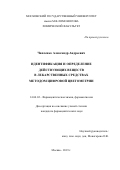 Чапленко Александр Андреевич. Идентификация и определение действующих веществ в лекарственных средствах методом цифровой цветометрии: дис. кандидат наук: 14.04.02 - Фармацевтическая химия, фармакогнозия. ФГАОУ ВО «Российский университет дружбы народов». 2020. 153 с.