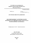 Костюченко, Виктор Владимирович. Индуцированные магнитным полем переходы в магнитных наноструктурах и молекулярных магнетиках: дис. доктор физико-математических наук: 01.04.02 - Теоретическая физика. Ярославль. 2009. 232 с.