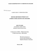 Хабибуллина, Гулфия Юнысовна. Инновационные процессы в конфессиональном образовании: дис. кандидат педагогических наук: 13.00.01 - Общая педагогика, история педагогики и образования. Москва. 2008. 208 с.