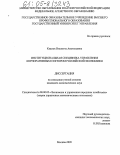 Квасюк, Виолетта Анатольевна. Институциональная специфика управления корпоративным сектором российской экономики: дис. кандидат экономических наук: 08.00.05 - Экономика и управление народным хозяйством: теория управления экономическими системами; макроэкономика; экономика, организация и управление предприятиями, отраслями, комплексами; управление инновациями; региональная экономика; логистика; экономика труда. Москва. 2005. 178 с.